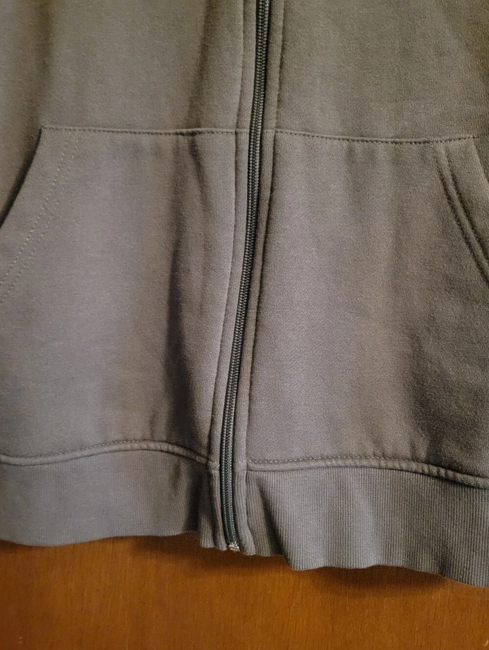 True Religion High Density Logo Zip Hoodie Mens Medium Olive Green Long Sleeve